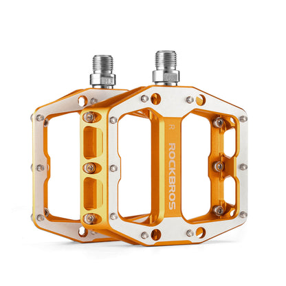 Pedale mit Anti-Rutsch-Stiften - Breite Plattform & Chrom-Molybdän-Achse ROCKBROS