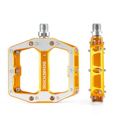 Pedale mit Anti-Rutsch-Stiften - Breite Plattform & Chrom-Molybdän-Achse ROCKBROS