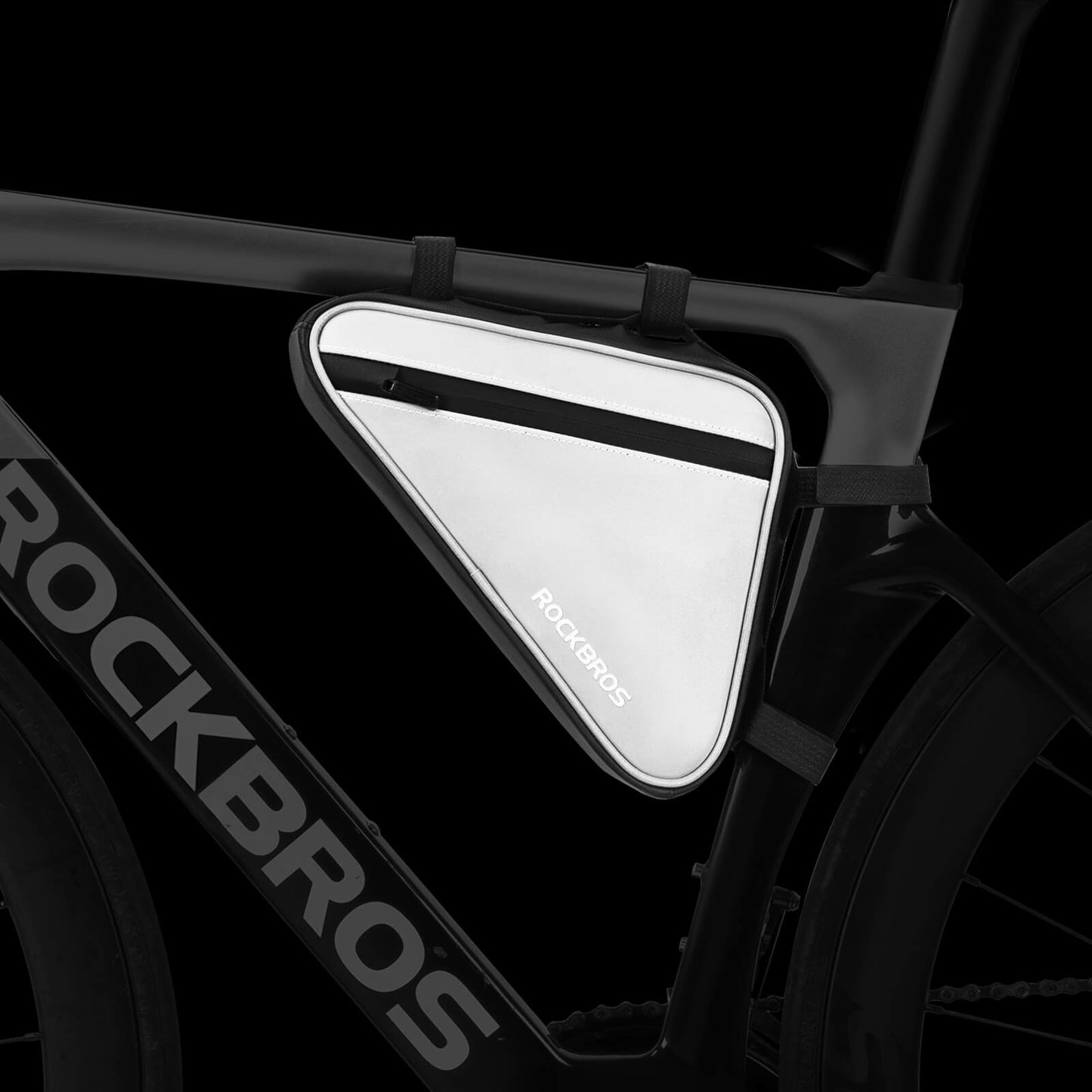 Fahrradtasche Reflektierende Rahmentasche Dreiecktasche 0,9L ROCKBROS