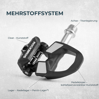 SPD Fahrradpedale mit Einstellbarer Spannung ROCKBROS