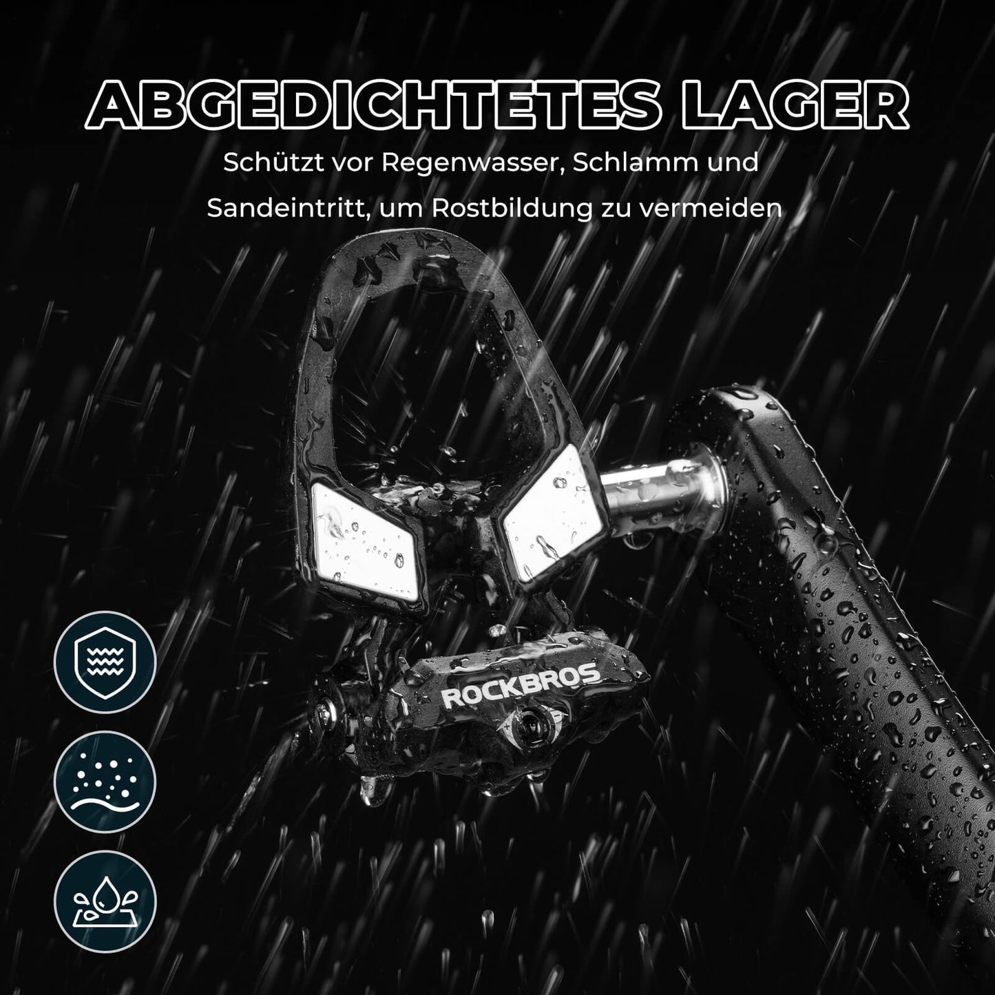 SPD Fahrradpedale mit Einstellbarer Spannung ROCKBROS