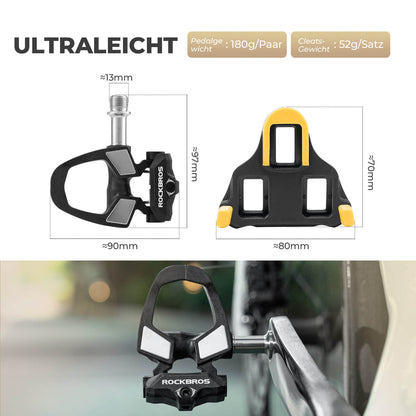 SPD Fahrradpedale mit Einstellbarer Spannung ROCKBROS