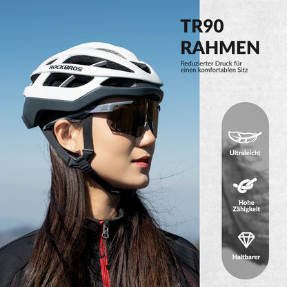 Ultraleicht Fahrradbrille Polarisierte Sonnenbrille mit UV400-Schutz ROCKBROS