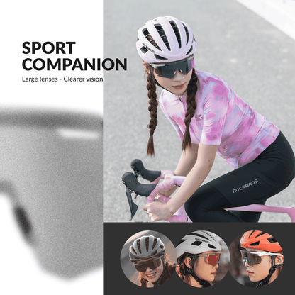 Ultraleicht Fahrradbrille Polarisierte Sonnenbrille mit UV400-Schutz ROCKBROS