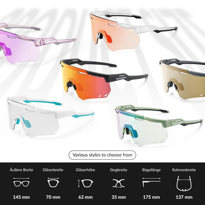 Ultraleicht Fahrradbrille Polarisierte Sonnenbrille mit UV400-Schutz ROCKBROS