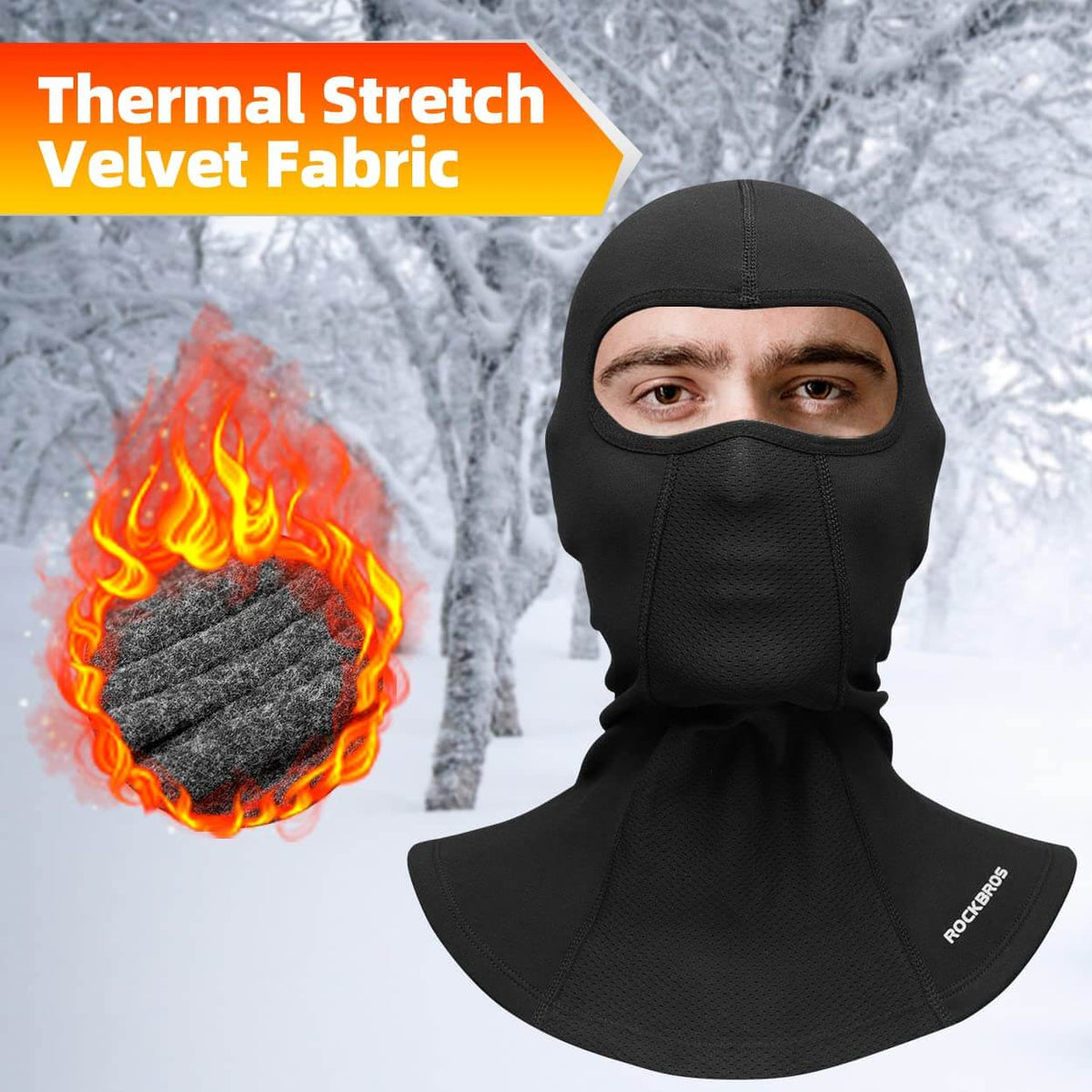 ROCKBROS Sturmhaube Winter Balaclavas für Outdoorsports