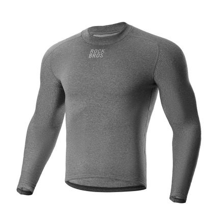 Zweischichtige Fahrrad-Unterwäsche Reflektierend Wärmeisoliert Herren ROCKBROS