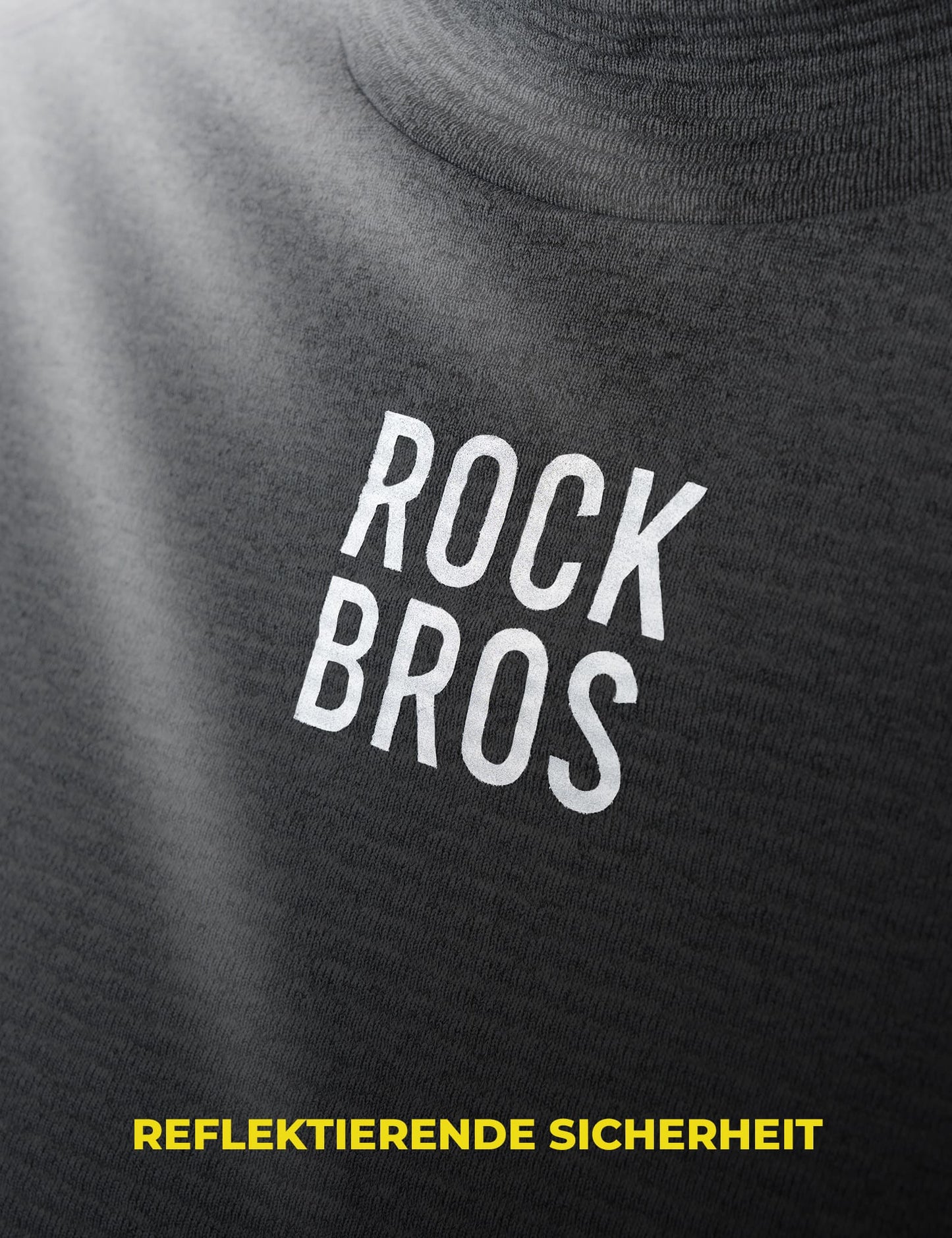 Zweischichtige Fahrrad-Unterwäsche Reflektierend Wärmeisoliert Herren ROCKBROS