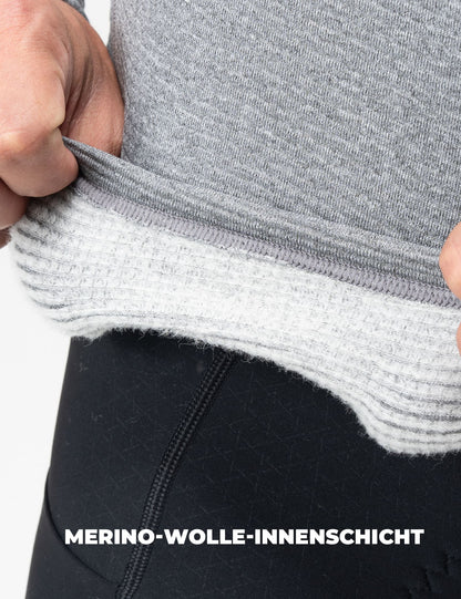 Zweischichtige Fahrrad-Unterwäsche Reflektierend Wärmeisoliert Herren ROCKBROS