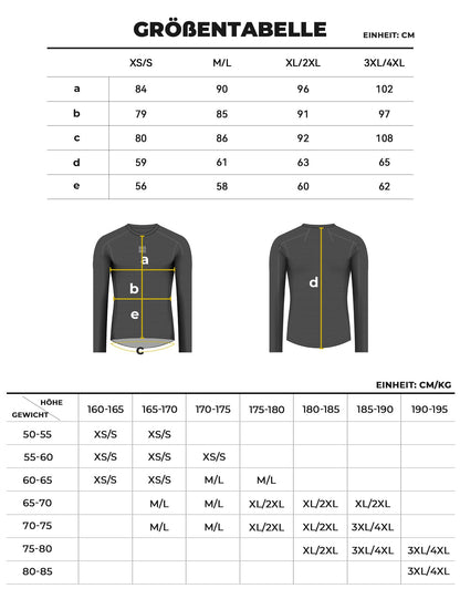 Zweischichtige Fahrrad-Unterwäsche Reflektierend Wärmeisoliert Herren ROCKBROS