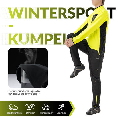 Herren Fahrradhose Winddicht und Warm für Winter Outdoor-Sport ROCKBROS