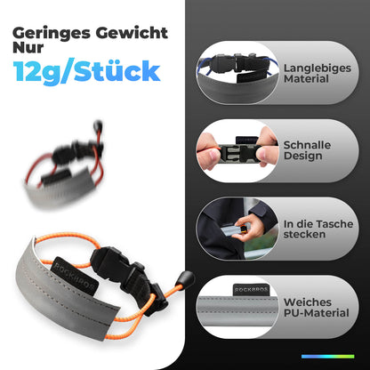 Hosenband reflektierend für Radfahren Reflektorband ROCKBROS