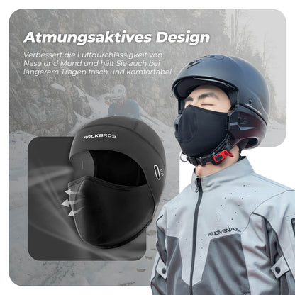 Sturmhaube Balaclava Fleece Unterhelm für Fahrrad und Ski ROCKBROS