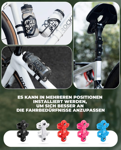 Universal Flaschenhalter für Fahrrad Kein Stanzen Basis für Umbau ROCKBROS