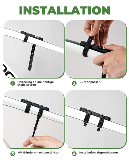 Universal Flaschenhalter für Fahrrad Kein Stanzen Basis für Umbau ROCKBROS