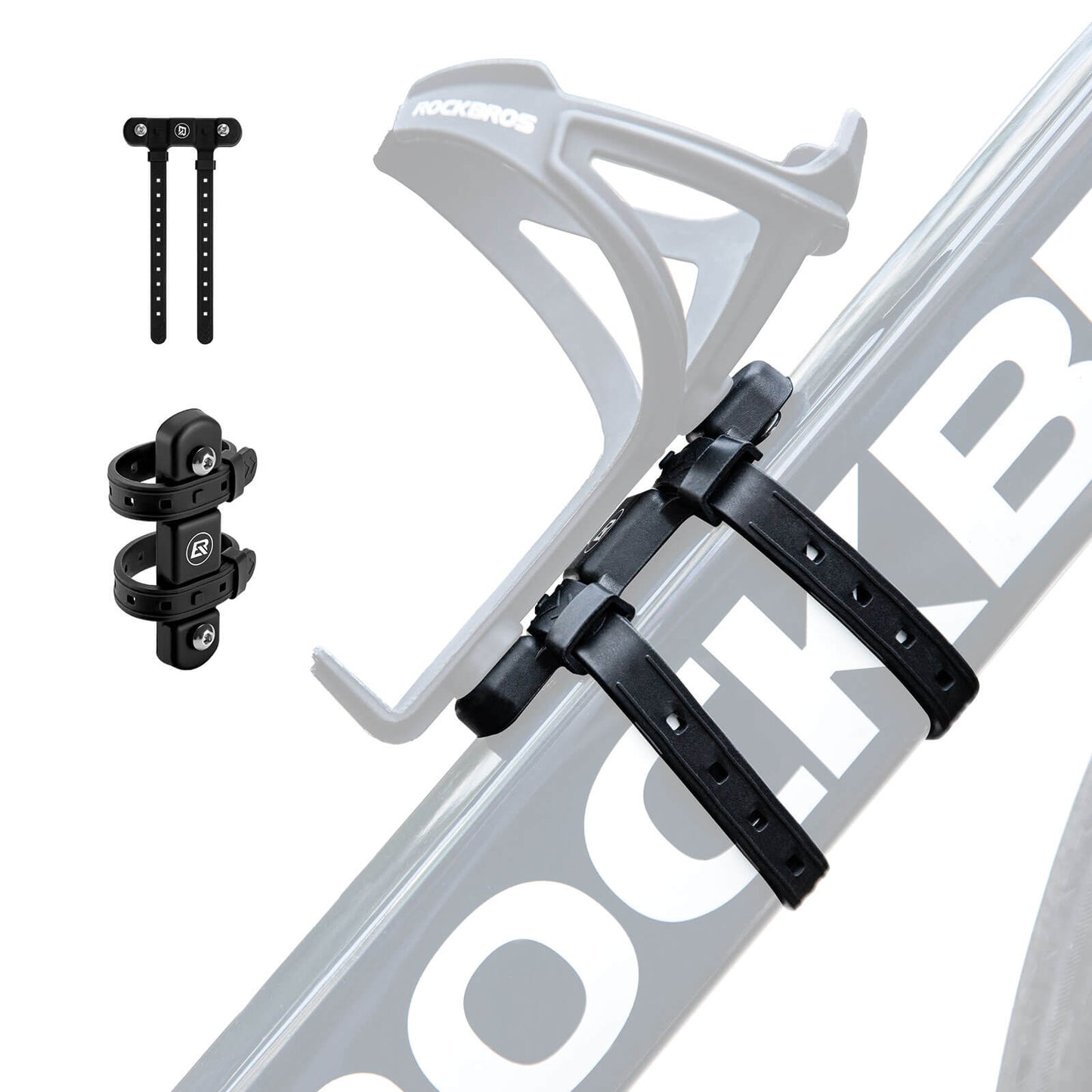Universal Flaschenhalter für Fahrrad Kein Stanzen Basis für Umbau ROCKBROS