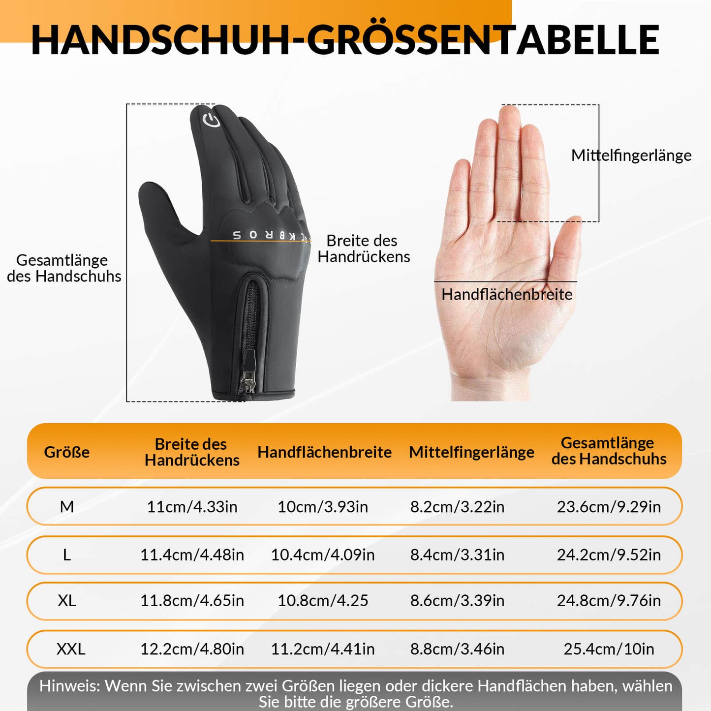 Winter Fahrradhandschuhe mit Gel Gepolstert Touchscreen-fähig ROCKBROS