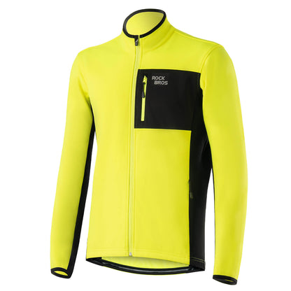 Winter Fahrradjacke Herren Winddicht Warm Wanderjacke ROCKBROS
