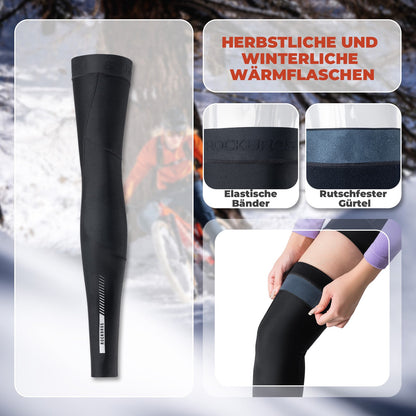 Fahrrad Beinlinge Warm Rutschfeste Winter Knieschützer Herren Damen ROCKBROS