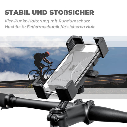 ROCKBROS Fahrrad Handyhalterung 360° Drehbar für Handy 4.5~7.2"