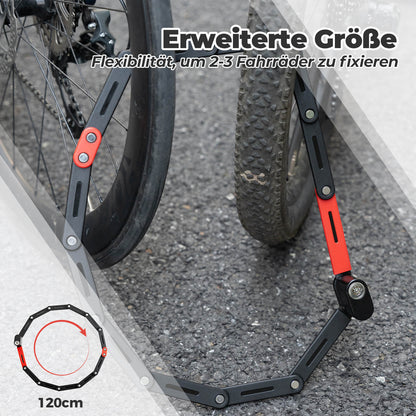 Fahrrad Klapp-Fahrradschloss Robust Diebstahlschutz mit 2 Schlüsseln ROCKBROS