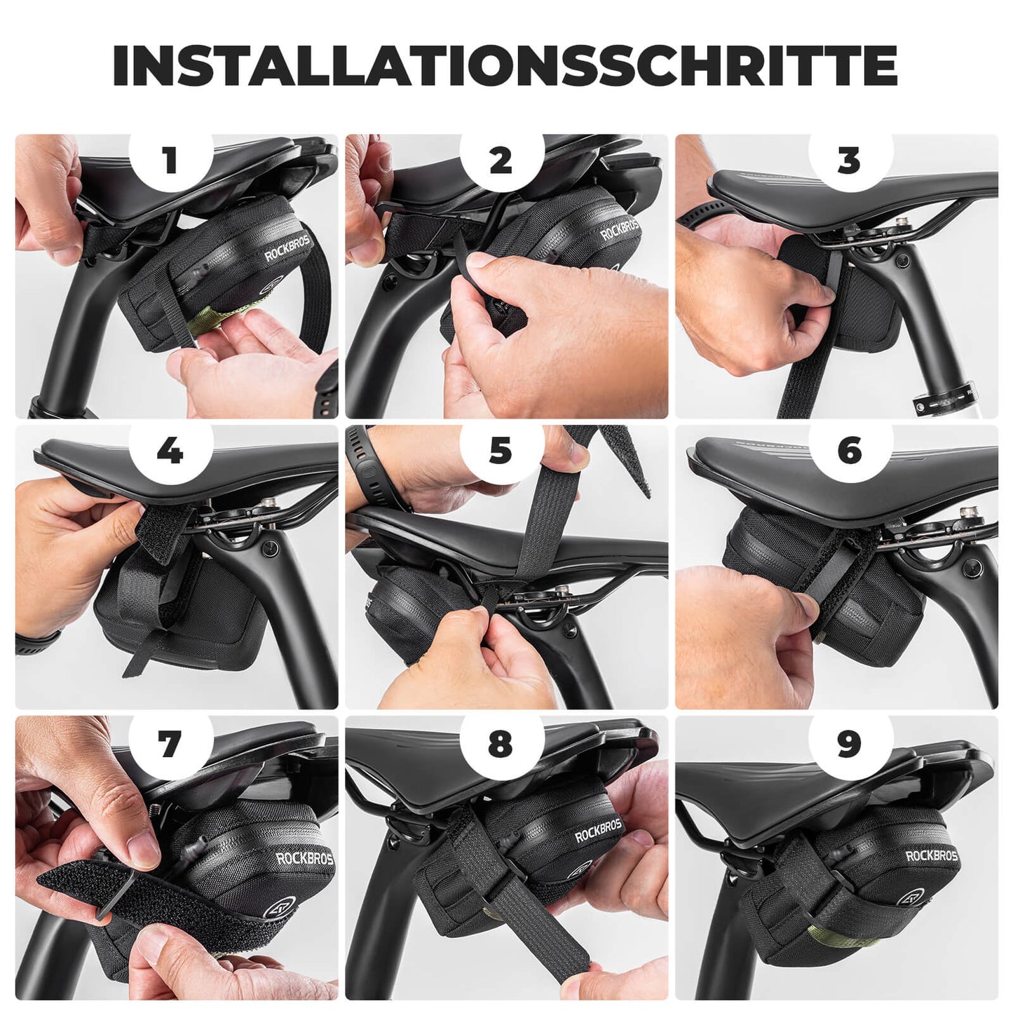 Fahrrad Satteltasche Kompakte Aufbewahrungstasche Rennrad MTB ROCKBROS