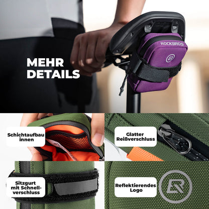 Fahrrad Satteltasche Kompakte Aufbewahrungstasche Rennrad MTB ROCKBROS