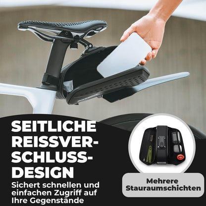 Fahrrad Satteltasche mit Schutzblech Wasserabweisend 1,3L/0.8L ROCKBROS