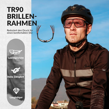 ROCKBROS Federleichte Polarisierte Fahrradbrille (UV400)