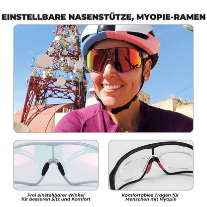 ROCKBROS Federleichte Polarisierte Fahrradbrille (UV400)
