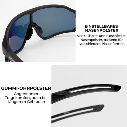 ROCKBROS Federleichte Polarisierte Fahrradbrille (UV400)