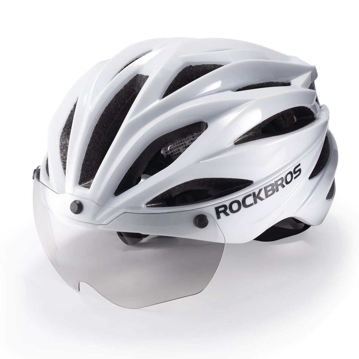 ROCKBROS Fahrradhelm Magnetischer Abnehmbarer MTB Helm mit Visier