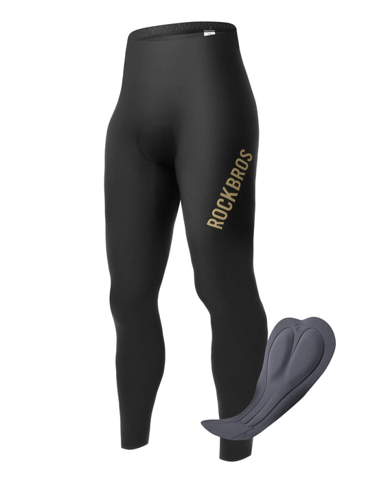ROCKBROS Fahrradhose Lang Gepolstert Nahtlos Schnelltrocknend Herren