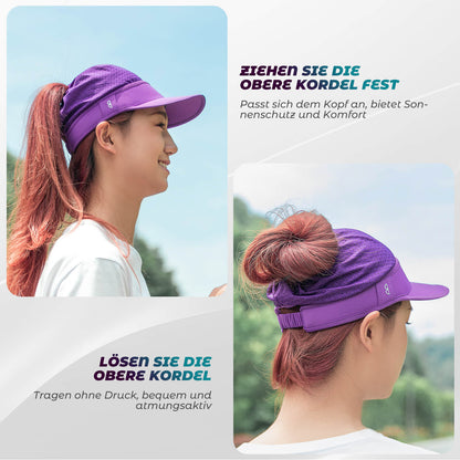 ROCKBROS Pferdeschwanz Kappe UV-Schutz Sommer Unisex