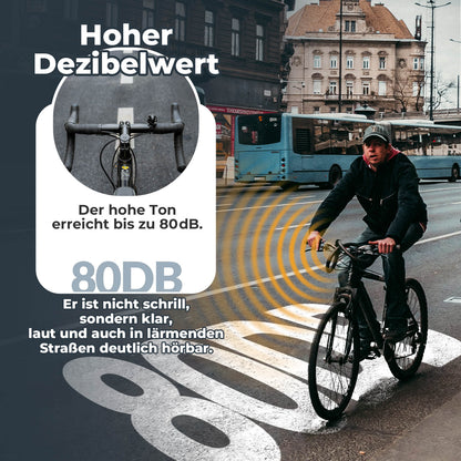 ROCKBROS Fahrradklingel 360-Grad-Drehung für 22-34mm Lenker