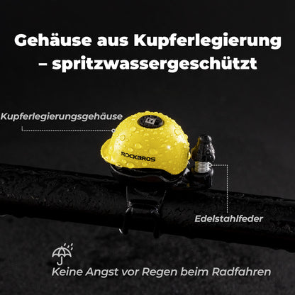 ROCKBROS Fahrradklingel 360-Grad-Drehung für 22-34mm Lenker