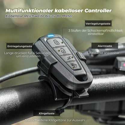 Fahrradklingel Kabellose Warnsirene Elektrisch Farhrad Glocke IPX5 ROCKBROS