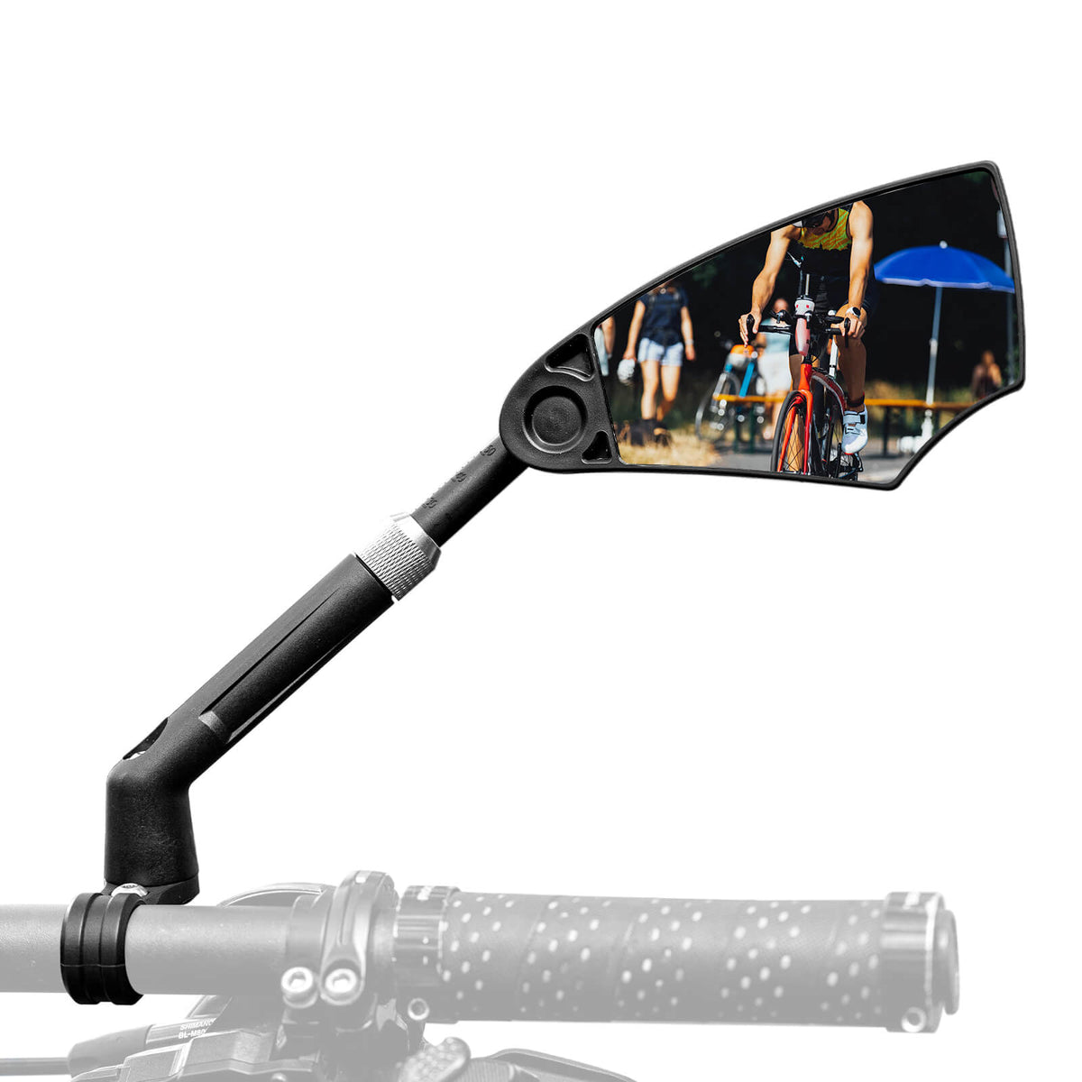 ROCKBROS Fahrradspiegel Rückspiegel 360°Drehbar Klappbar für Lenker 20–23mm