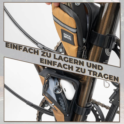 Fahrradtasche Rahmentasche Dreiecktasche für Brompton 0,25/0,3L ROCKBROS