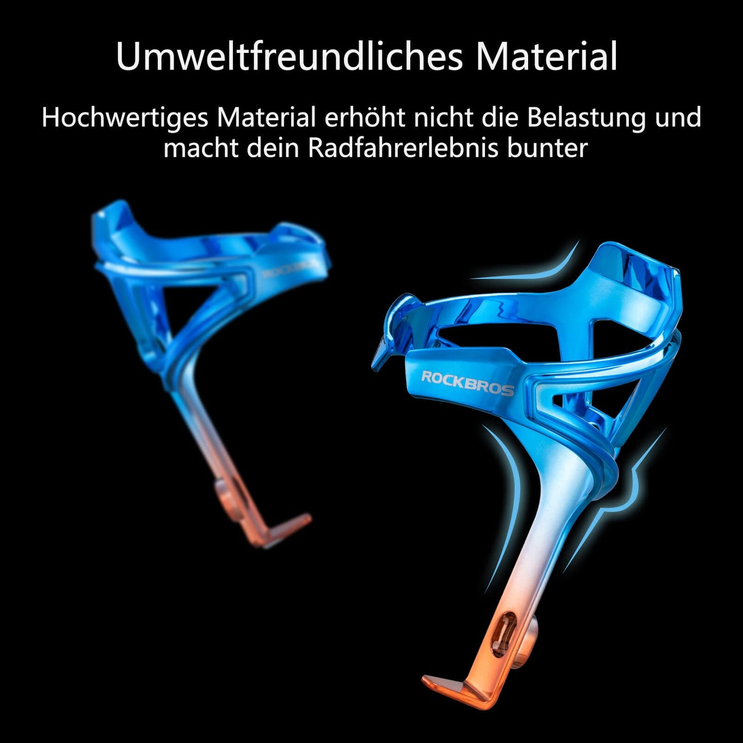 Flaschenhalter Fahrrad Getränkehalter Leichtgewicht für MTB Rennrad ROCKBROS