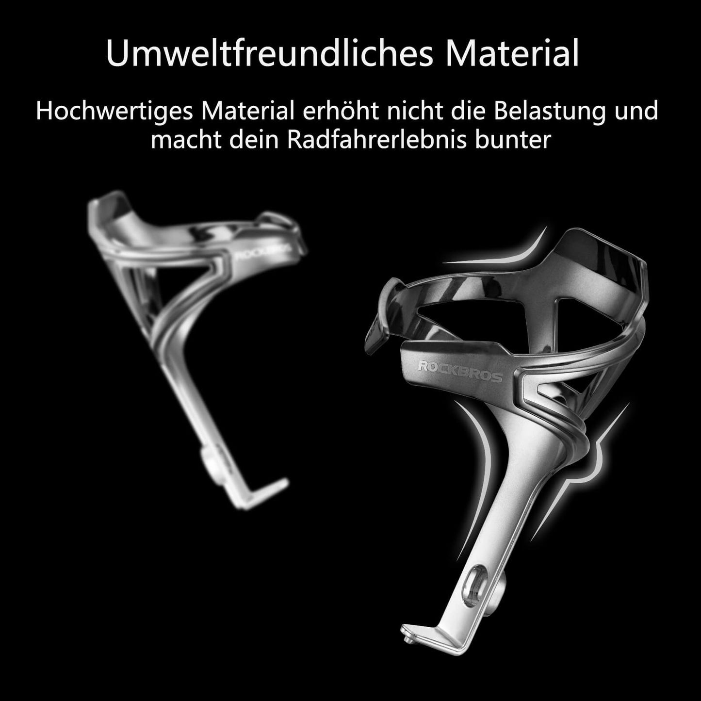 Flaschenhalter Fahrrad Getränkehalter Leichtgewicht für MTB Rennrad ROCKBROS