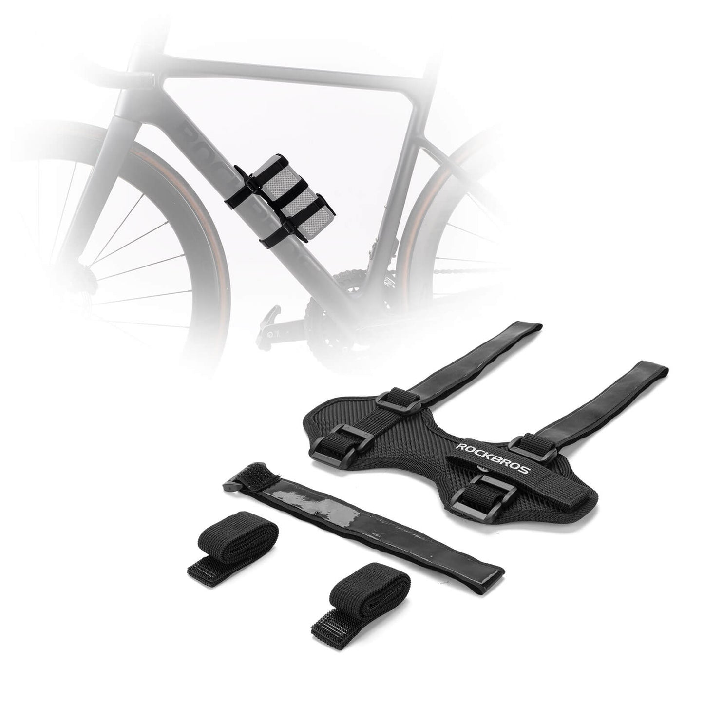 Flaschenhalter Fahrrad Lautsprecherhalterung Verstellbarer Riemen ROCKBROS