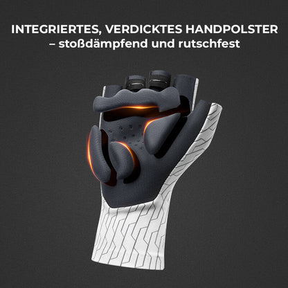 ROCKBROS Halbfinger Fahrradhandschuhe Atmungsaktiv Stoßdämpfung Sommer S372