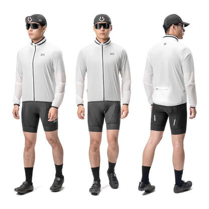 ROCKBROS Leichte Fahrradjacke Nachleuchtend Faltbar Sommer Herren/Damen