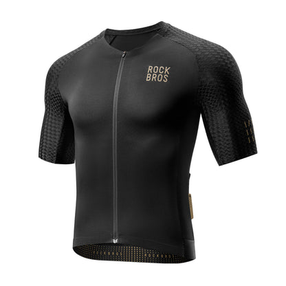 ROCKBROS Herren Kurzarm Hochleistungs-Radtrikot Jersey für MTB & Rennrad