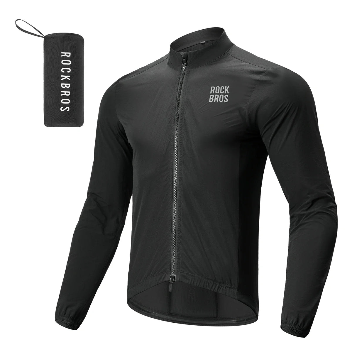 ROCKBROS Herren Leichte Fahrradjacke Atmungsaktiv Frühling