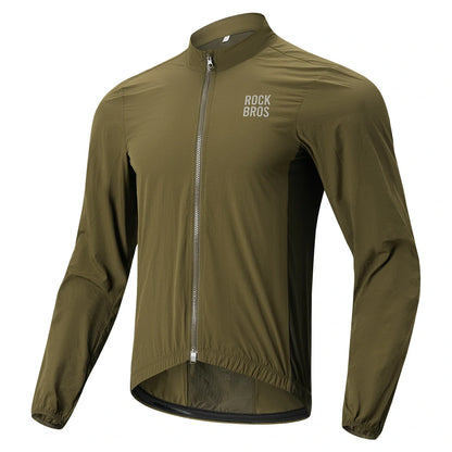 ROCKBROS Herren Leichte Fahrradjacke Atmungsaktiv Frühling