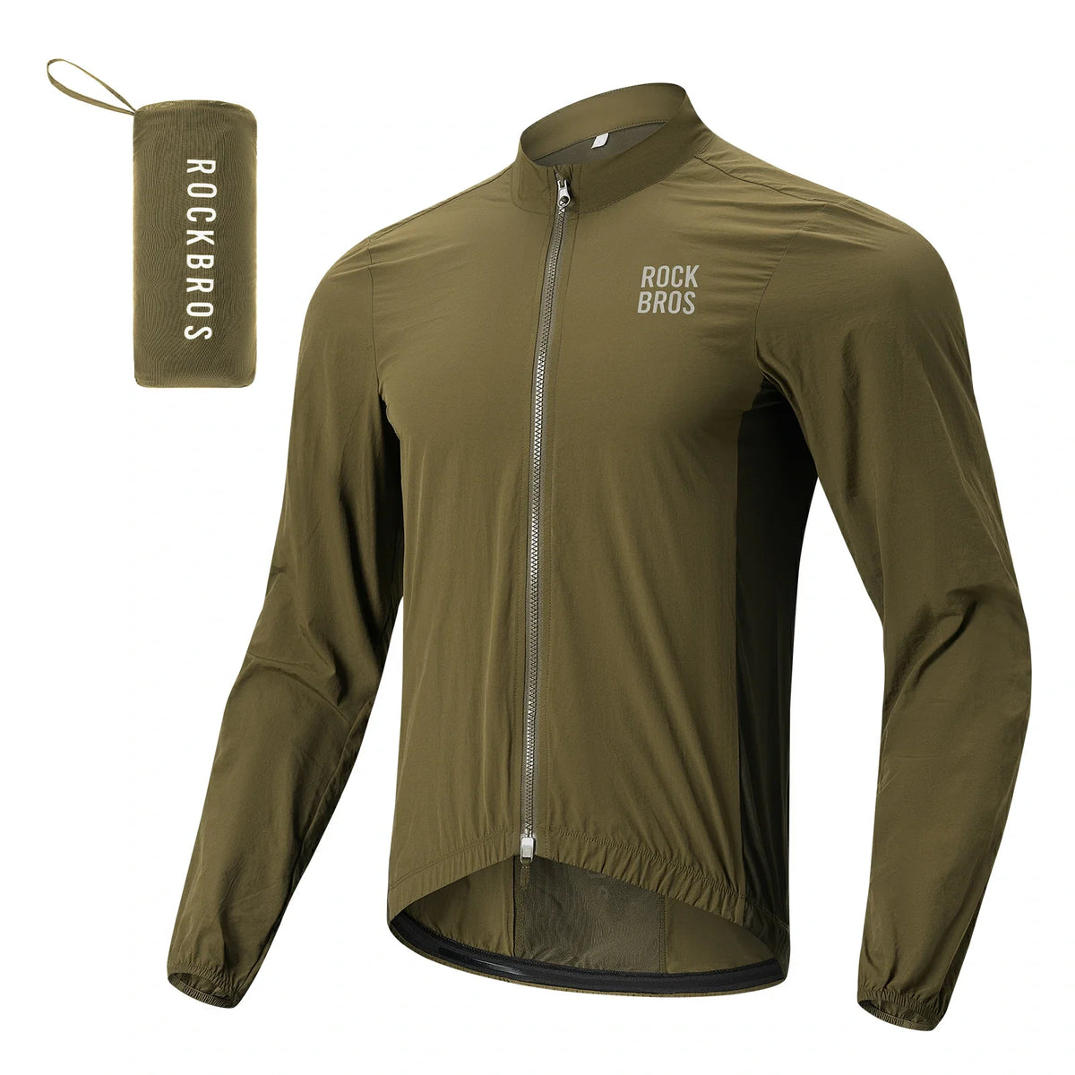ROCKBROS Herren Leichte Fahrradjacke Atmungsaktiv Frühling