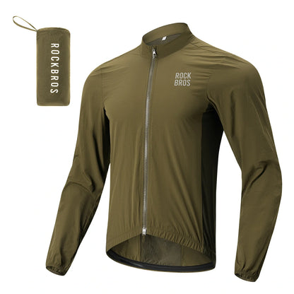 ROCKBROS Herren Leichte Fahrradjacke Atmungsaktiv Frühling
