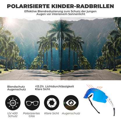 ROCKBROS Polarisierte Sport- und Fahrradbrille für Kinder